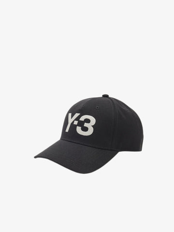 Y-3 Cappello Baseball uomo nero con logo