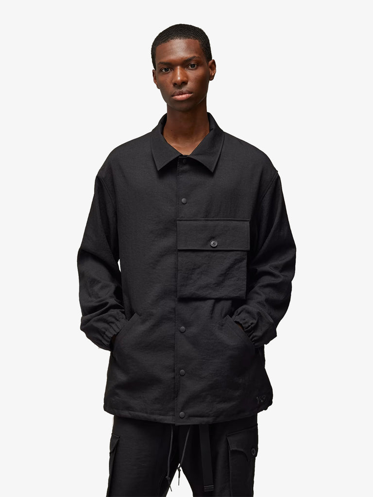 Y-3 Giubbotto Sport Uniform Coach IN8703 uomo nero