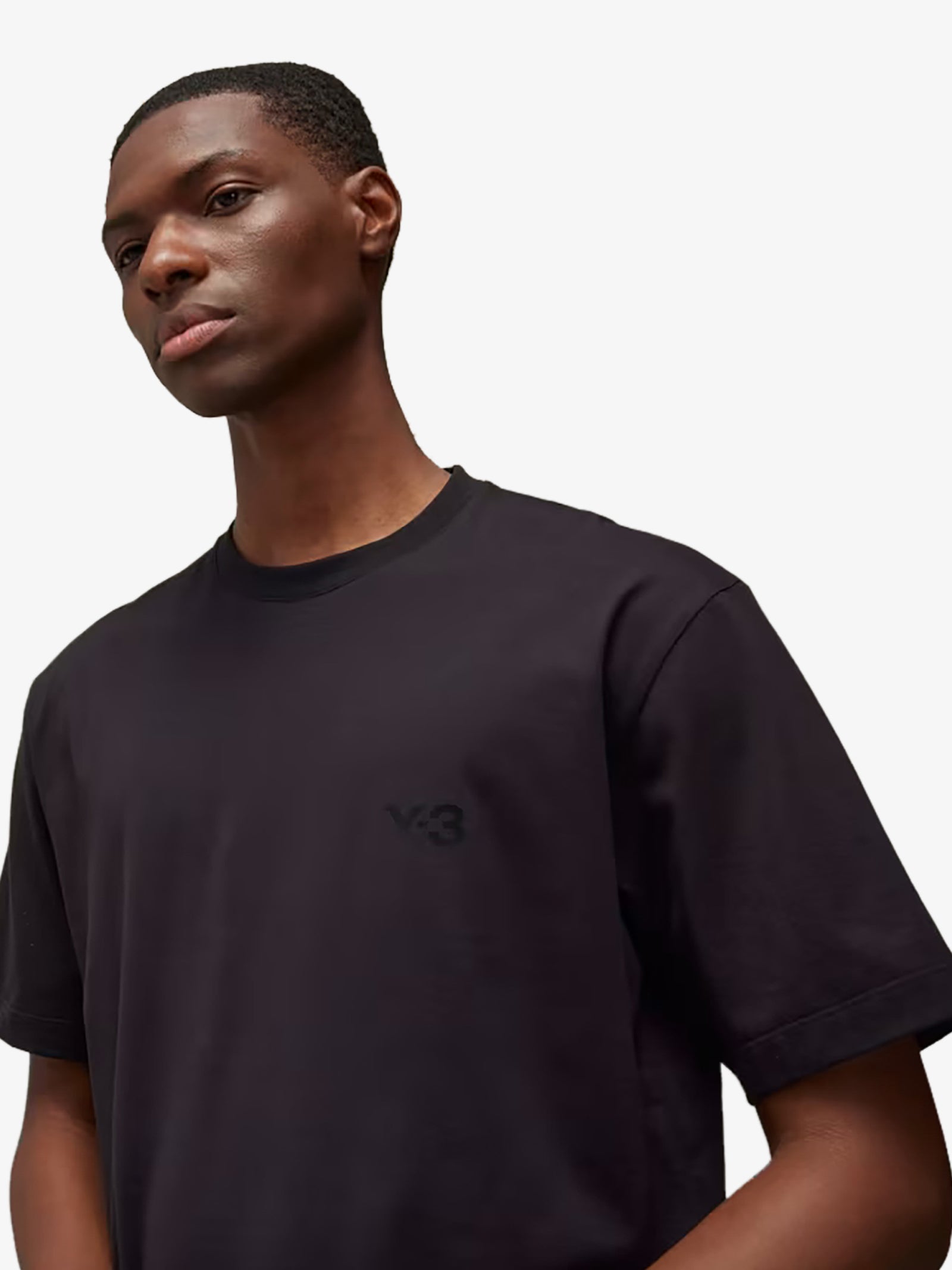 Tシャツ・カットソー Y-3 SS25 MAN REGULAR SHORT SLEEVES TEE (IW0066 BLACK) Y-3 IW0066 black cotton men's short-sleeved T-shirt