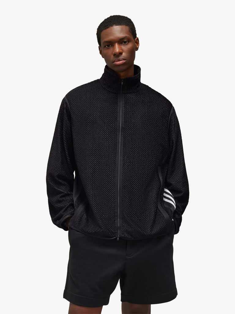 Y-3 Giubbotto con stampa Waffle IW7496 uomo nero