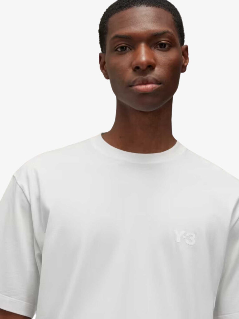 Y-3 T-shirt regolare JD9829 uomo cotone bianco