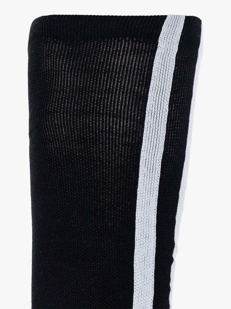 Y-3 Calzini Stripes JI9096 uomo cotone nero