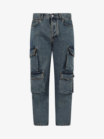 YES LONDON Jeans con tasconi XJ3158 uomo cotone denim