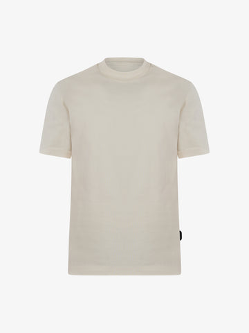 YES LONDON T-shirt regolare XM4135 uomo cotone beige