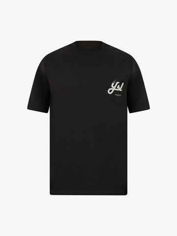 YES LONDON T-shirt YSL Lt XM4147 uomo cotone marrone