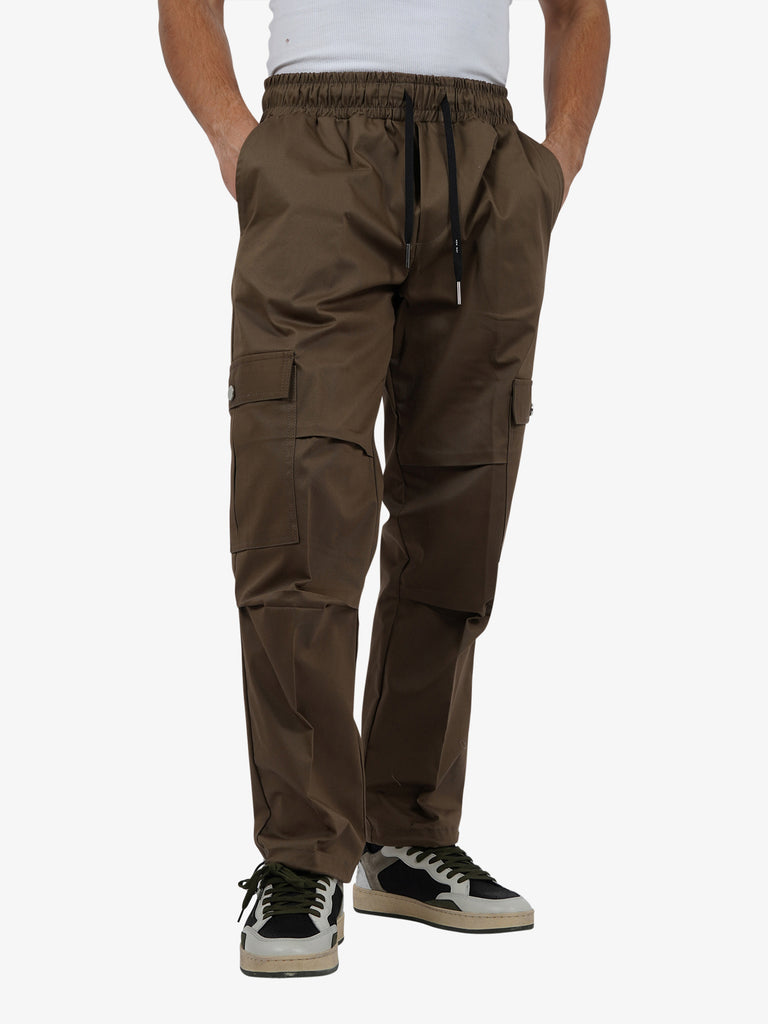 YES LONDON Pantalone XP3245 uomo cotone marrone