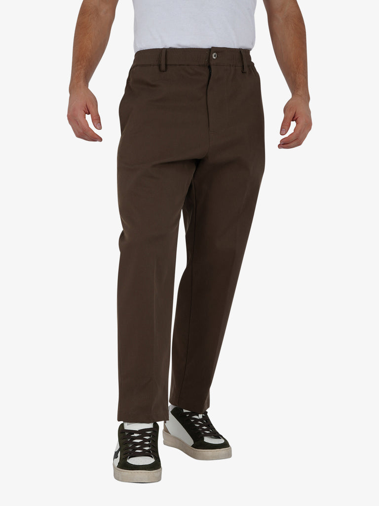 YES LONDON Pantalone XP3246/TOKYO uomo cotone grigio