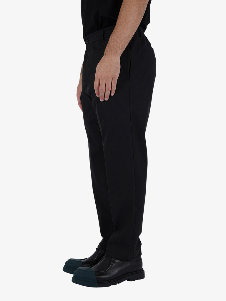 YES LONDON Pantalone XP3246/TOKYO uomo cotone nero