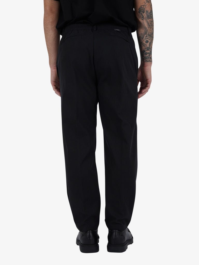 YES LONDON Pantalone XP3246/TOKYO uomo cotone nero