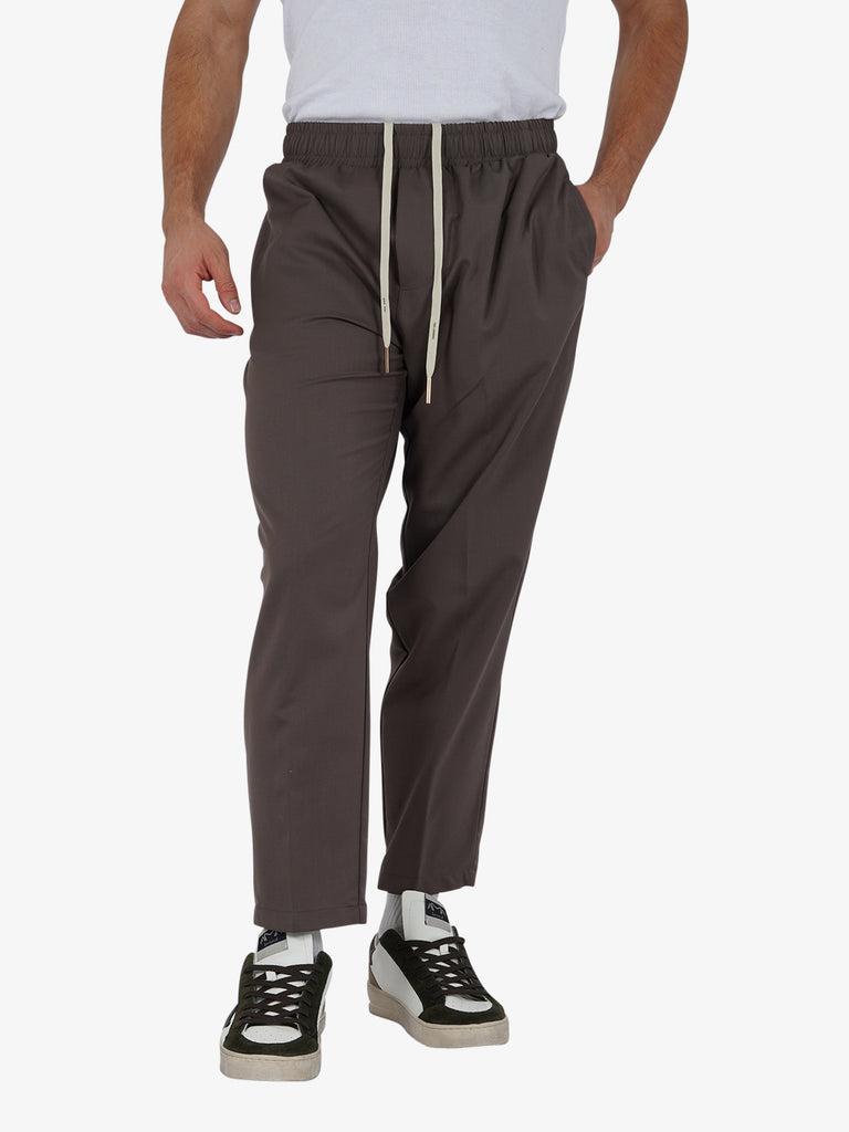 YES LONDON Pantalacci Dubai XP3260 uomo lana grigio