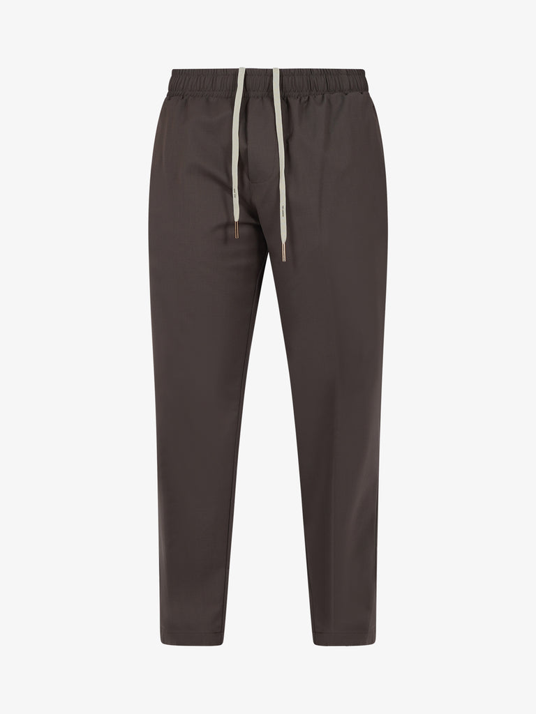 YES LONDON Pantalacci Dubai XP3260 uomo lana grigio