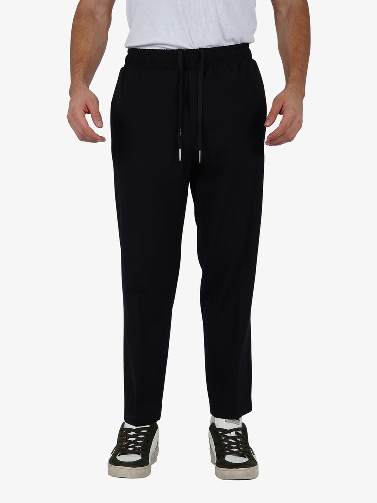 YES LONDON Pantalacci Dubai XP3260 uomo lana nero