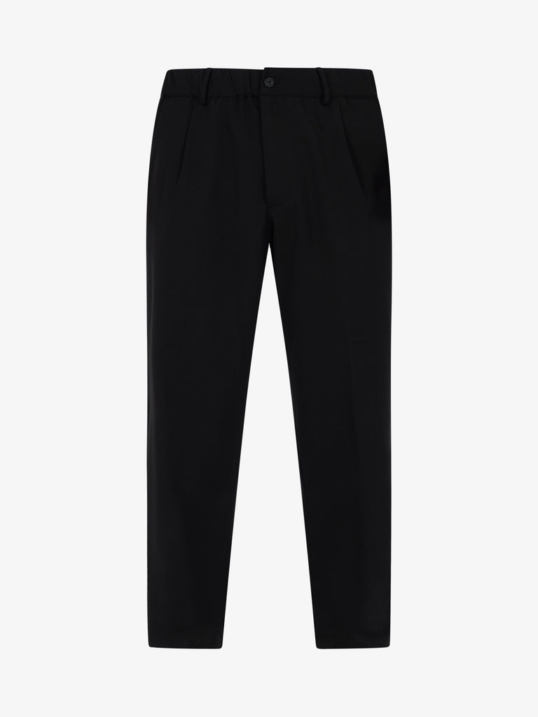 YES LONDON Pantalone worker XP3265 uomo lana nero