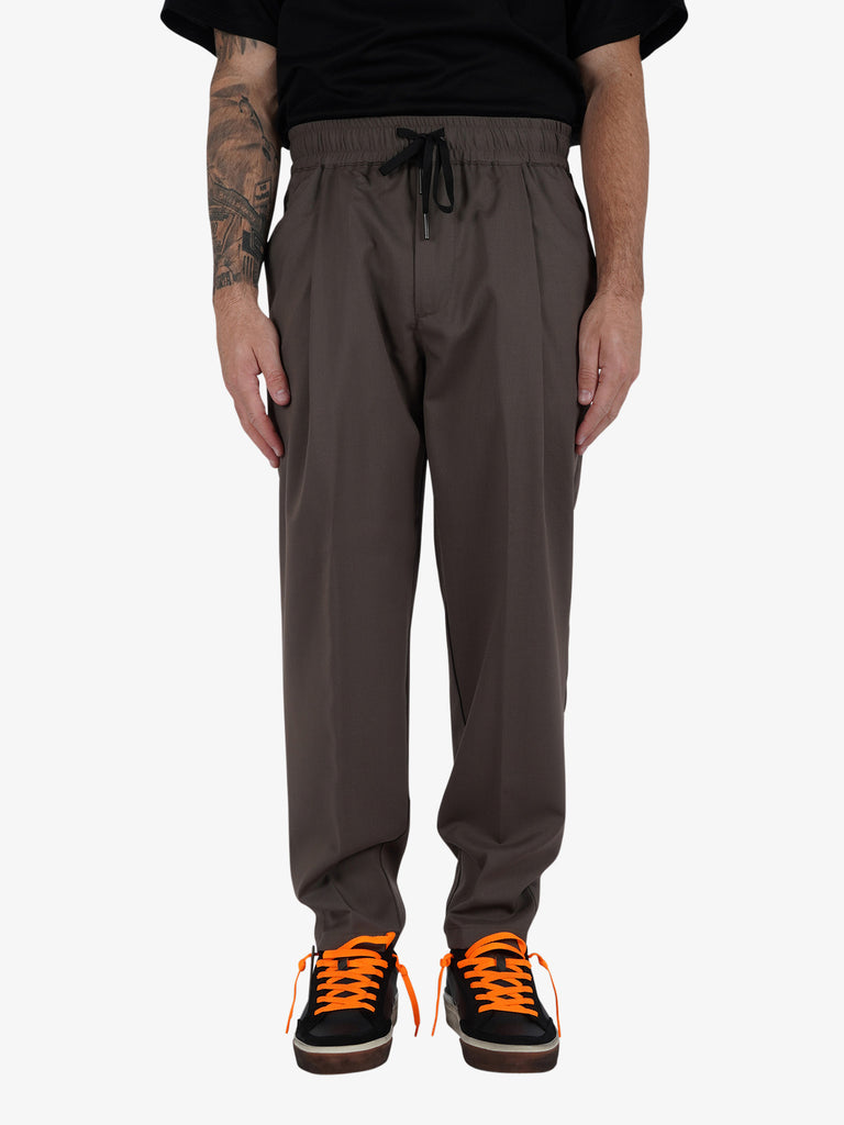 YES LONDON Pantalone XP3280/BALI uomo lana grigio