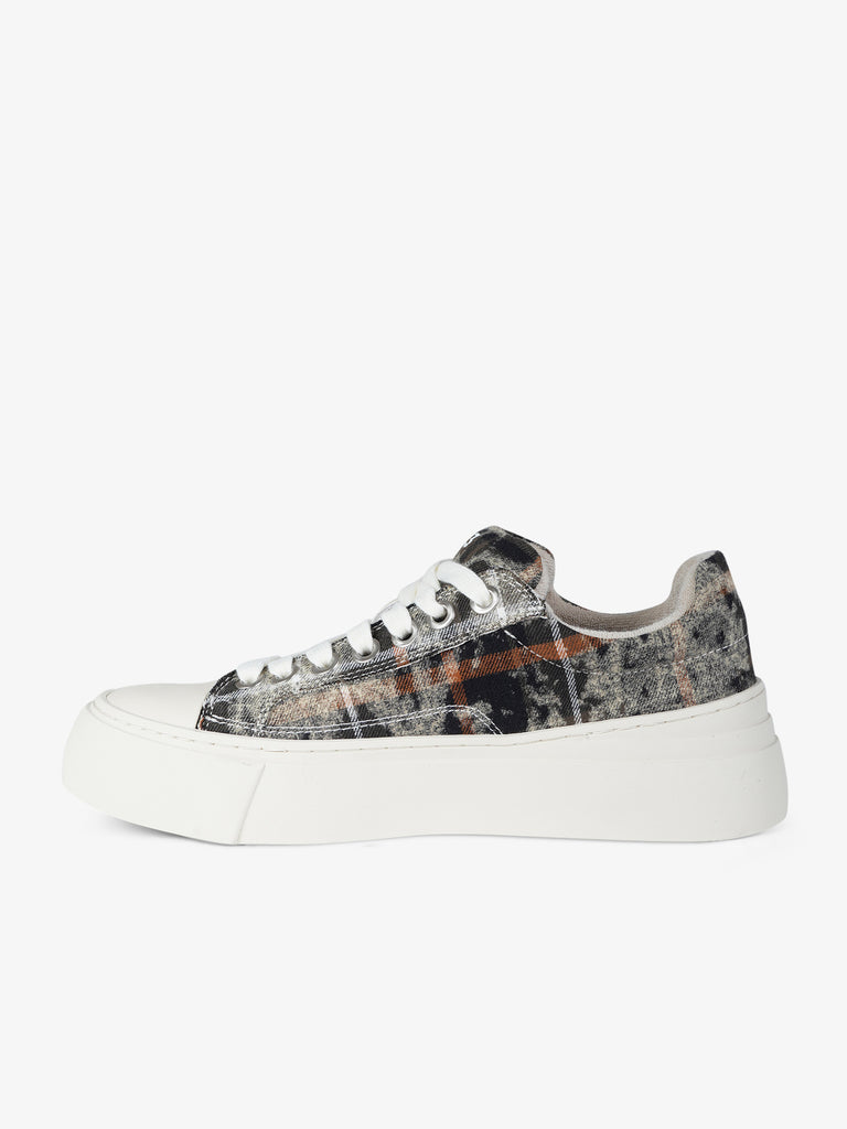 ACUPUNCTURE sneakers uomo afc vulc flannel low canvas nero