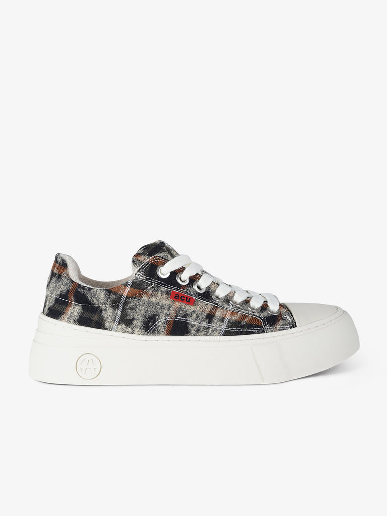ACUPUNCTURE sneakers uomo afc vulc flannel low canvas nero