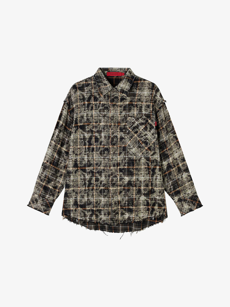 ACUPUNCTURE camicia hyper acid uomo grigio cotone