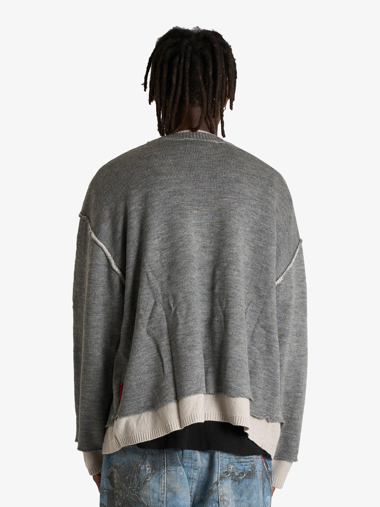 ACUPUNCTURE maglia a maniche lunghe margy uomo grigio