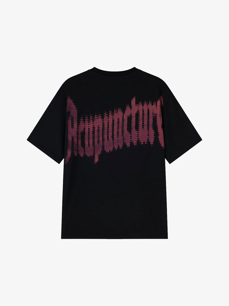 ACUPUNCTURE t-shirt trapped uomo nero cotone