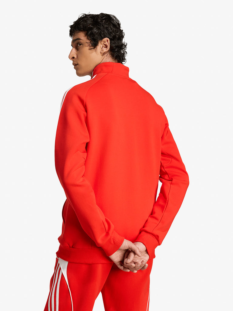 ADIDAS felpa girocollo fc bayern ubp uomo rosso cotone