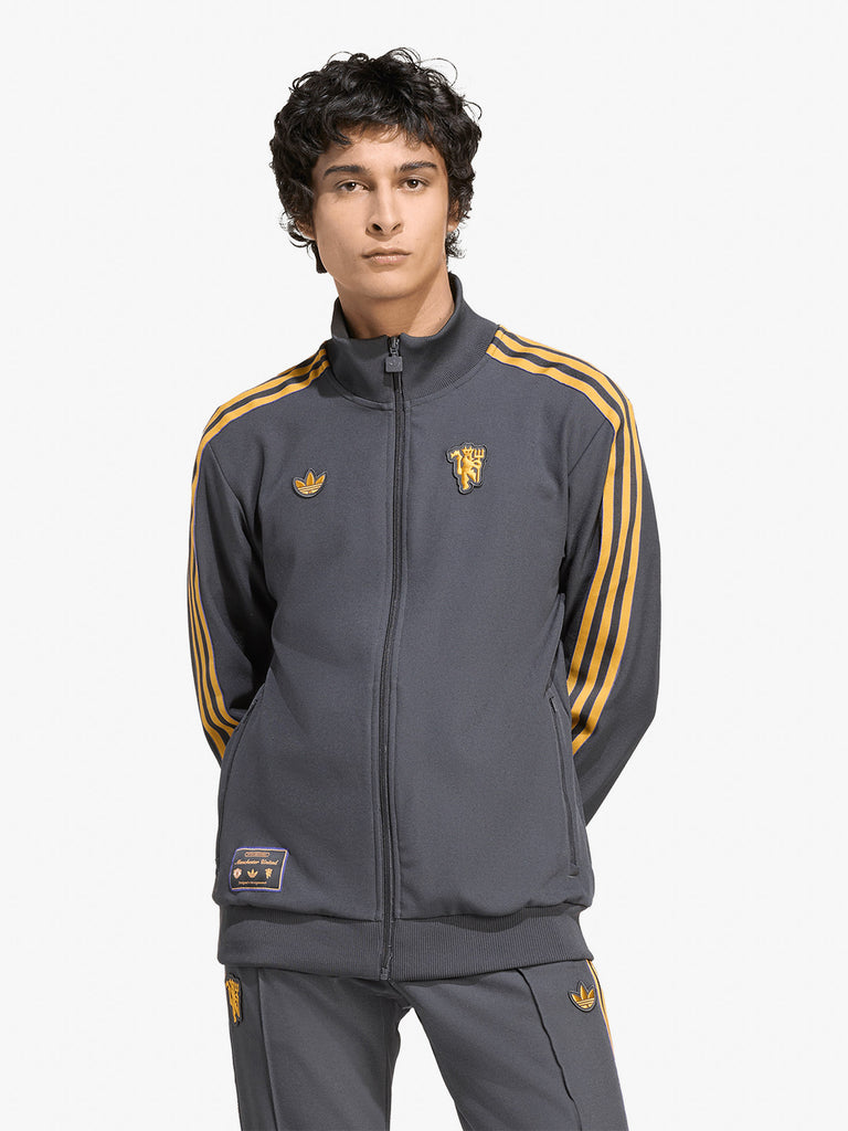 ADIDAS felpa girocollo manchester united ubp uomo nero
