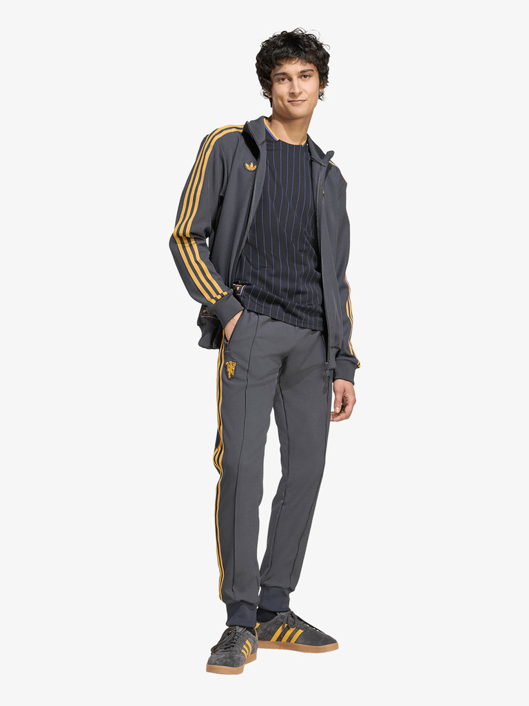 ADIDAS felpa girocollo manchester united ubp uomo nero