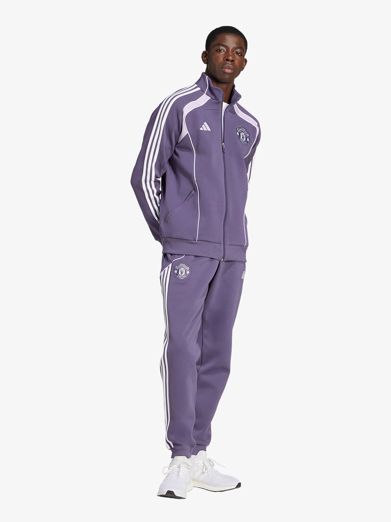 ADIDAS felpa girocollo manchester united ubp uomo viola cotone