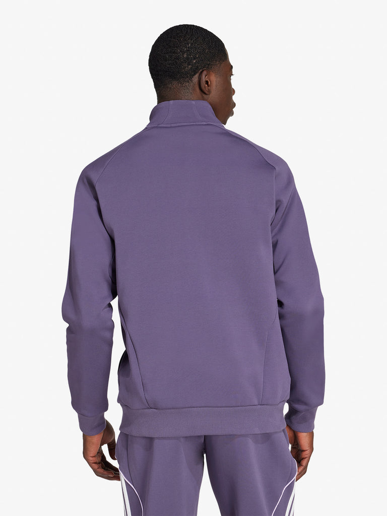 ADIDAS felpa girocollo manchester united ubp uomo viola cotone