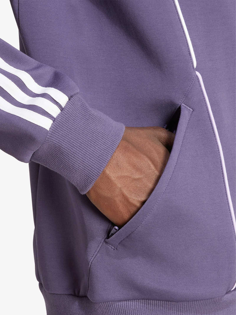 ADIDAS felpa girocollo manchester united ubp uomo viola cotone