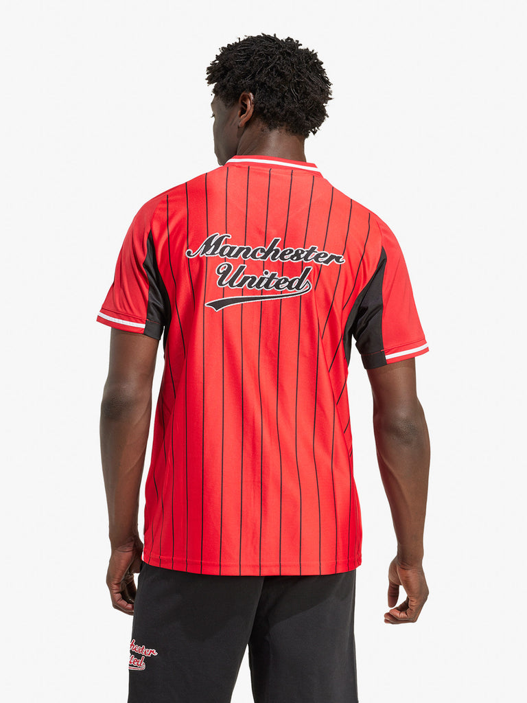 ADIDAS camicia manchester united us uomo rosso