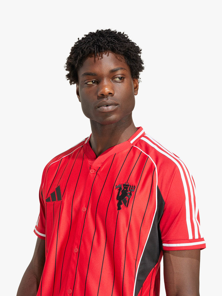 ADIDAS camicia manchester united us uomo rosso