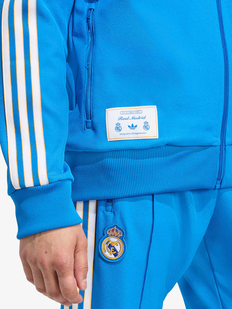 ADIDAS felpa girocollo real madrid ubp uomo blu