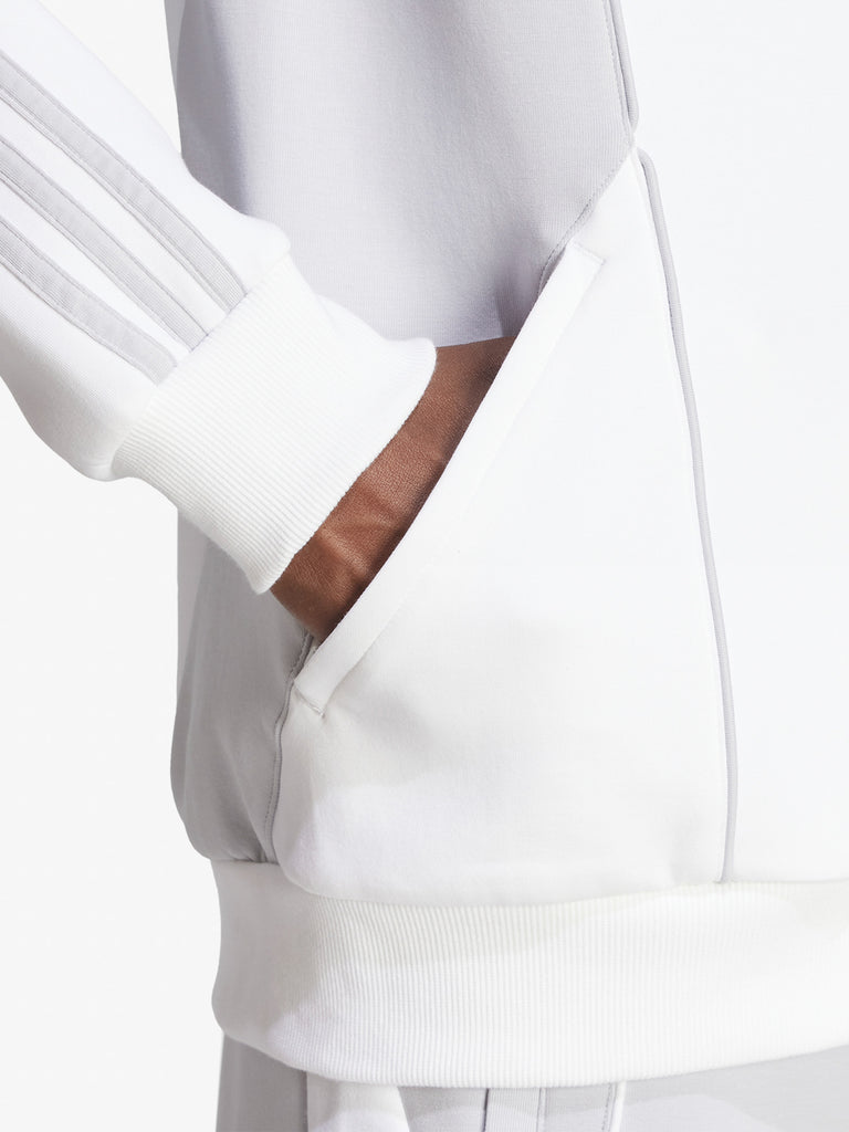 ADIDAS felpa girocollo real madrid ubp uomo bianco cotone