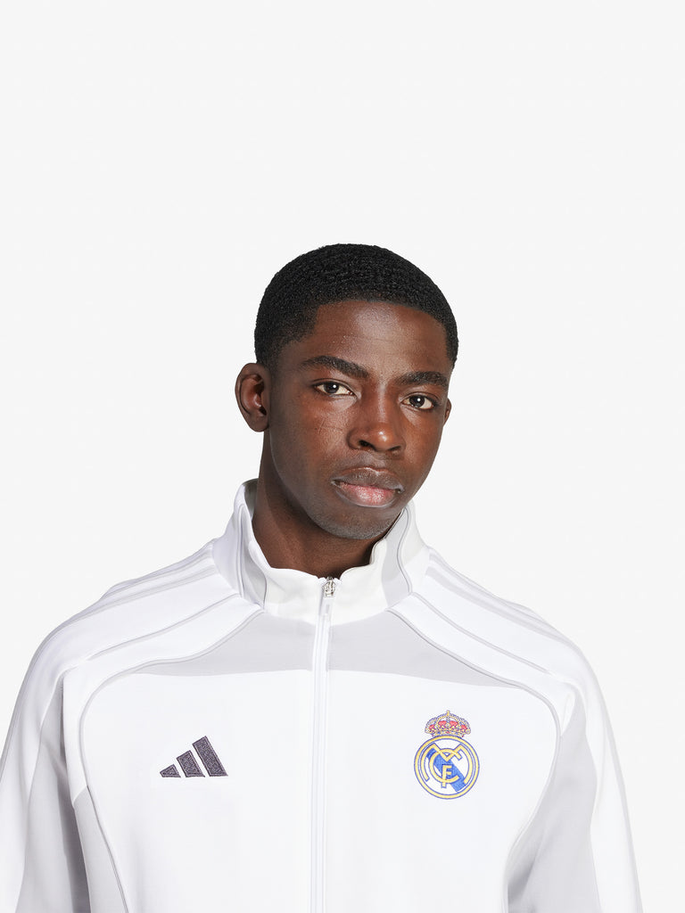 ADIDAS felpa girocollo real madrid ubp uomo bianco cotone