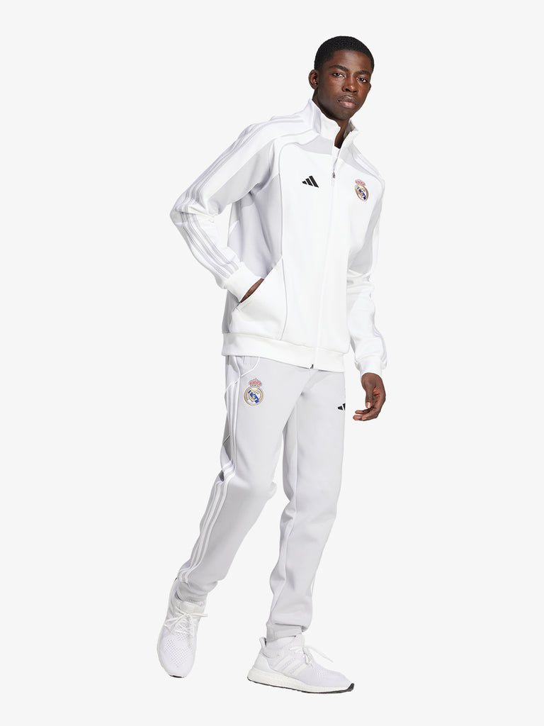 ADIDAS felpa girocollo real madrid ubp uomo bianco cotone