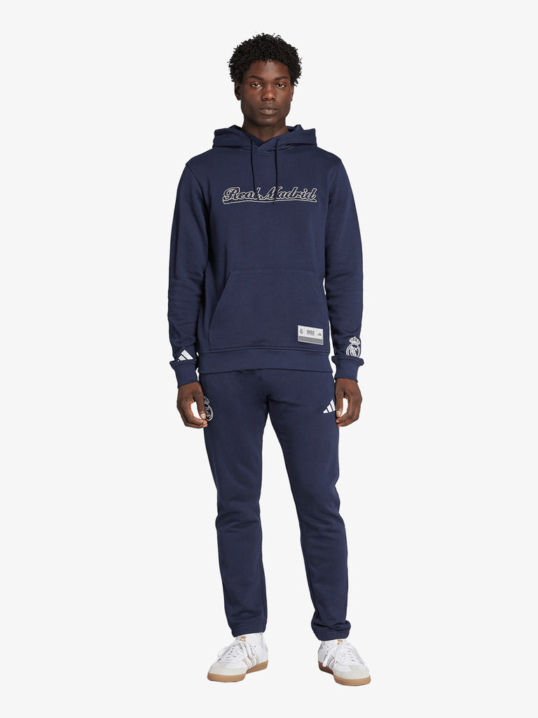 ADIDAS joggers real madrid us uomo blu cotone