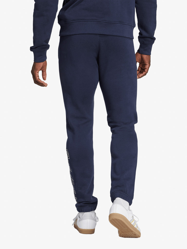 ADIDAS joggers real madrid us uomo blu cotone