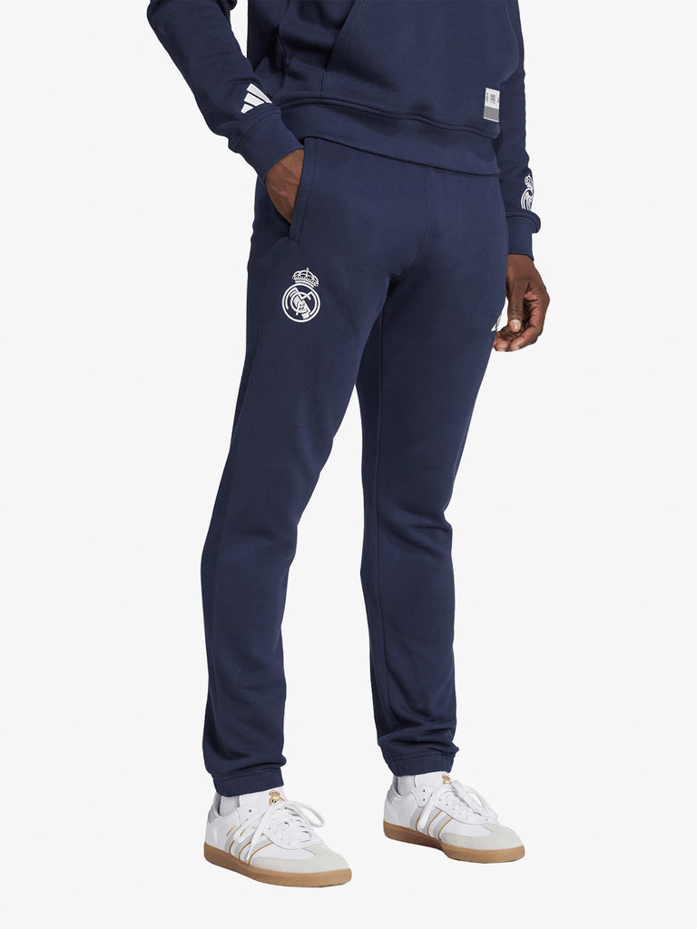 ADIDAS joggers real madrid us uomo blu cotone