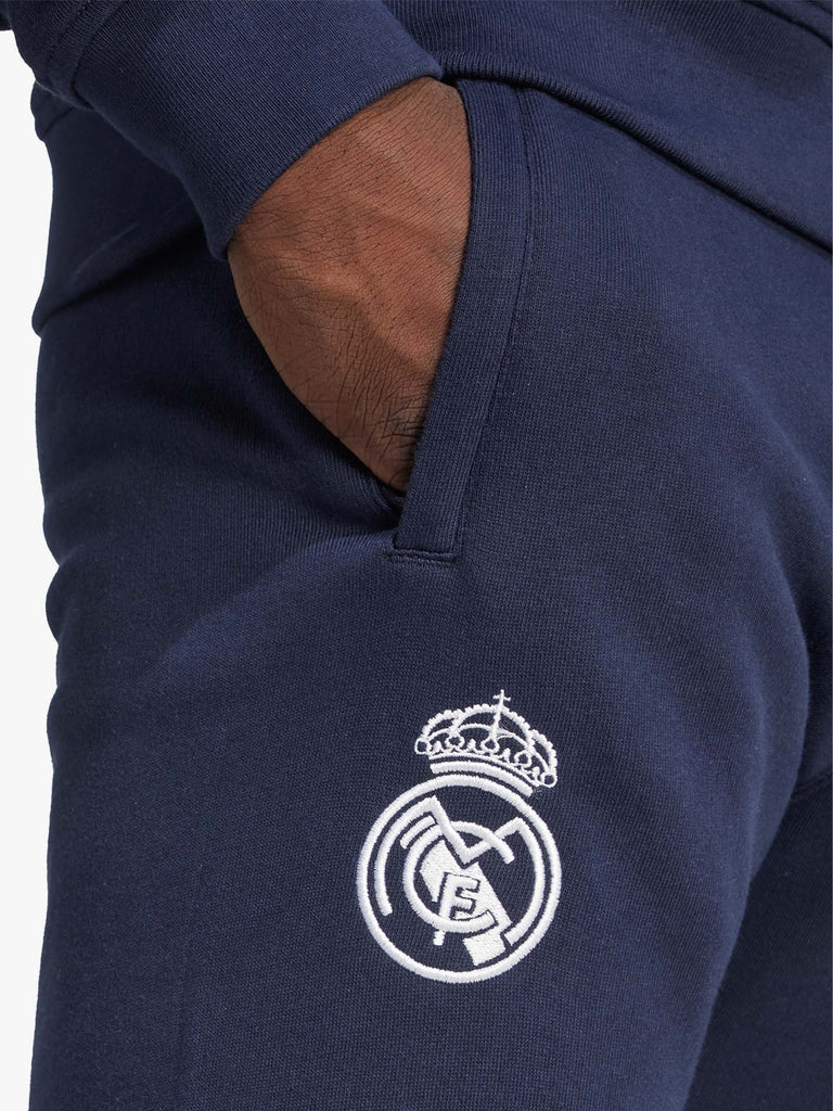 ADIDAS joggers real madrid us uomo blu cotone