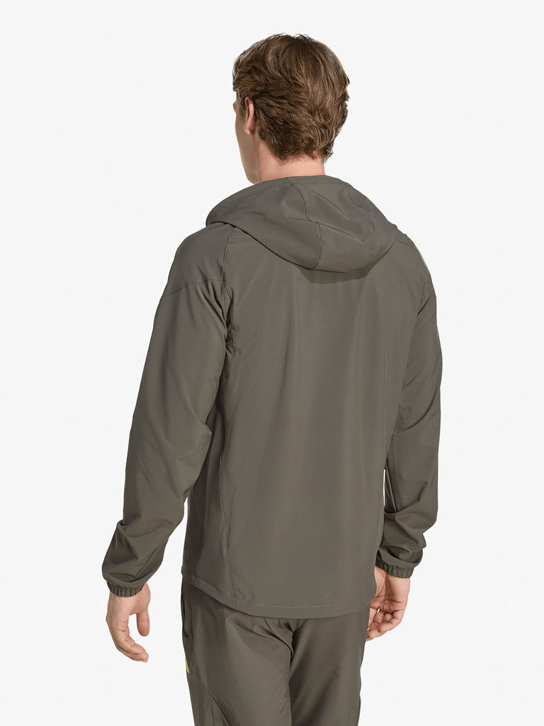 ADIDAS felpa con cappuccio real madrid ubp uomo grigio