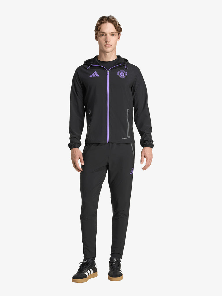 ADIDAS felpa con cappuccio fc bayern tiro 25 competition vis uomo nero