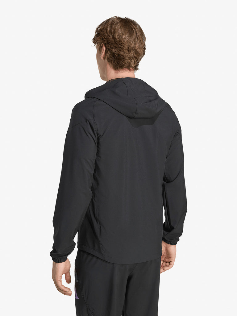 ADIDAS felpa con cappuccio fc bayern tiro 25 competition vis uomo nero