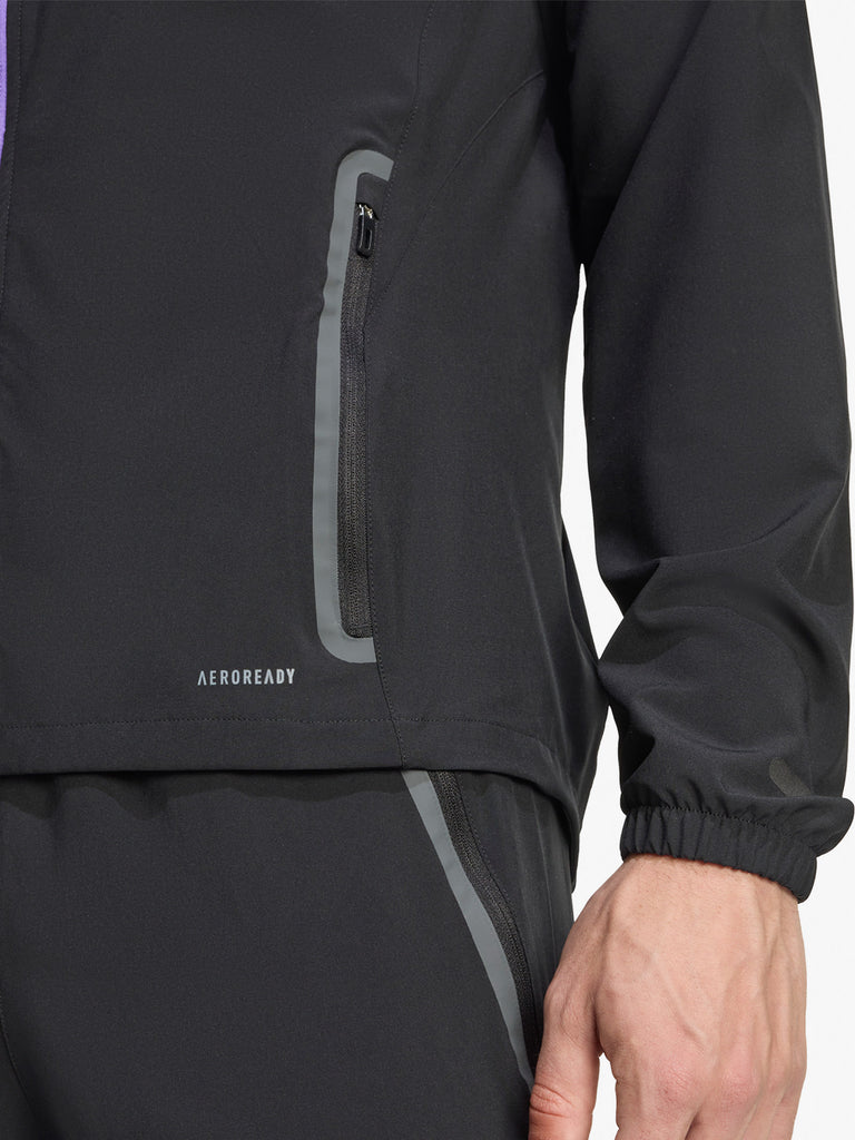 ADIDAS felpa con cappuccio fc bayern tiro 25 competition vis uomo nero