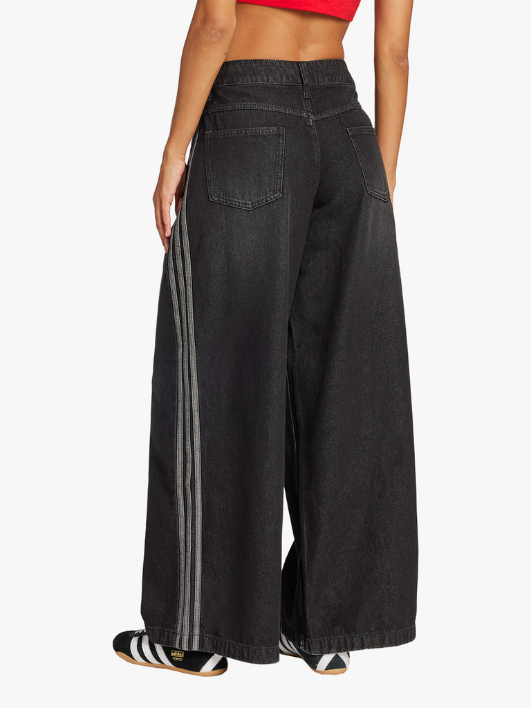 ADIDAS jeans adicolor denim adilenium donna nero cotone