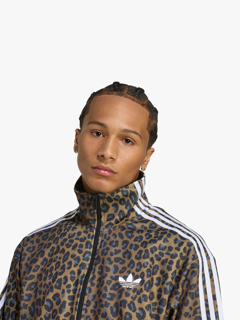 ADIDAS felpa girocollo firebird leo uomo marrone