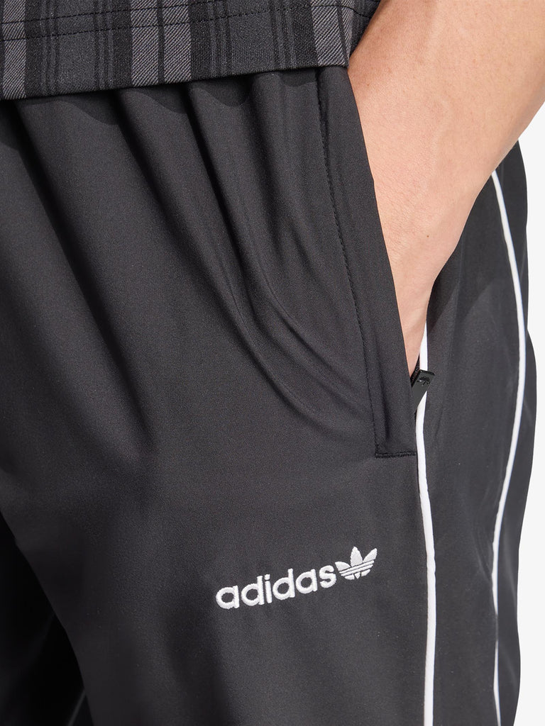 ADIDAS joggers tartan ampio uomo nero