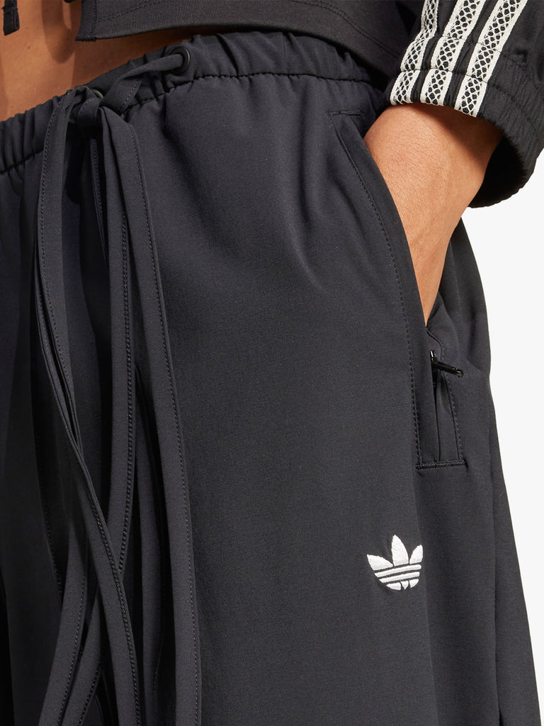 ADIDAS joggers ribbon donna nero