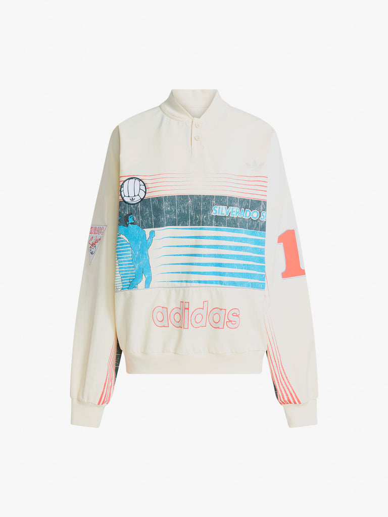 ADIDAS maglia a maniche lunghe summersp crew donna beige