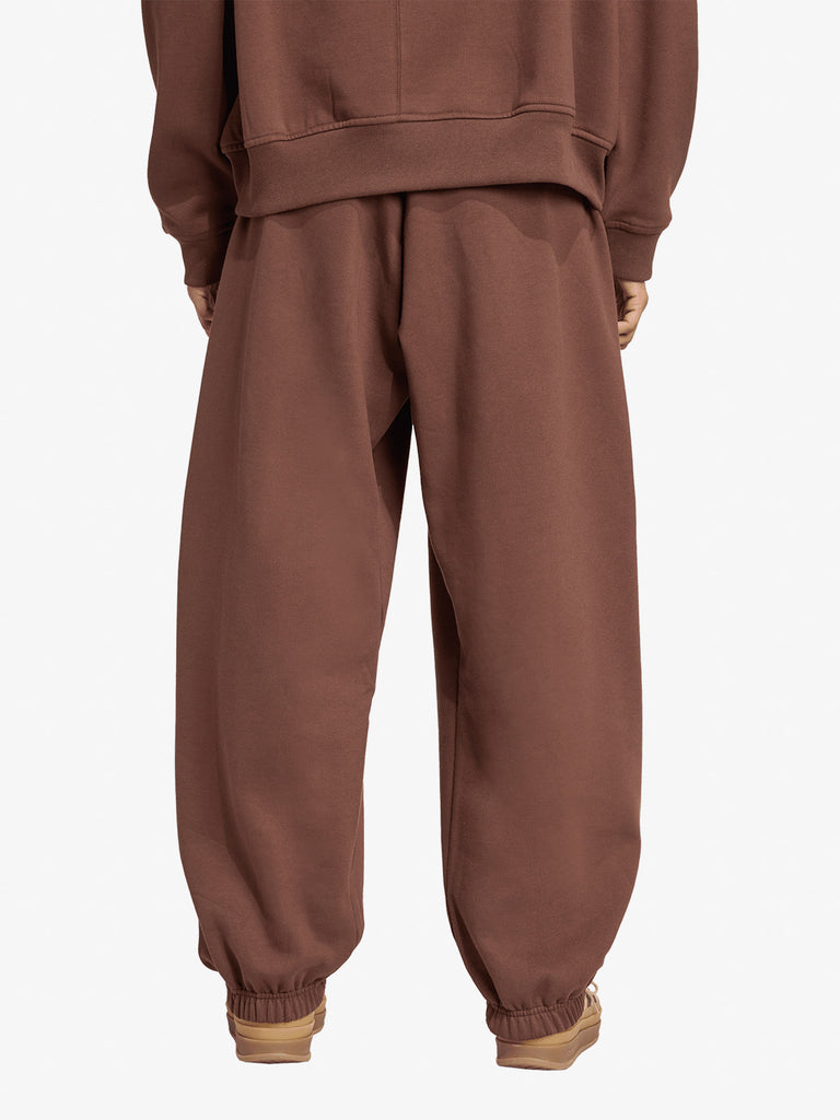 ADIDAS joggers essentials linear oversized donna marrone cotone