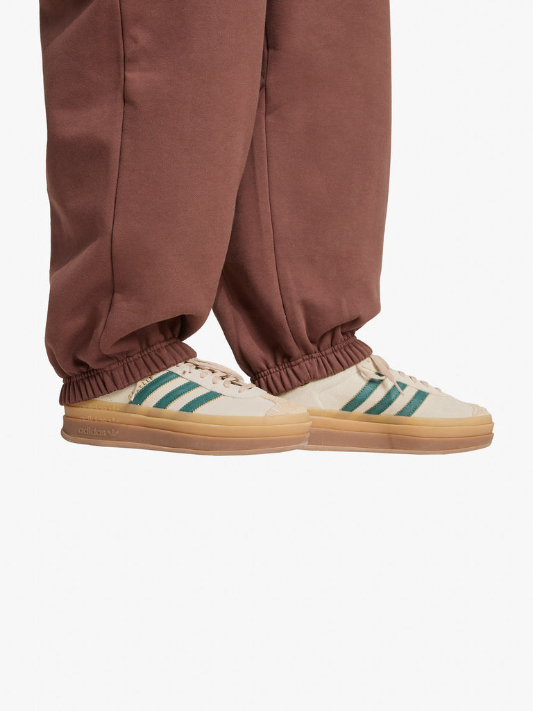 ADIDAS joggers essentials linear oversized donna marrone cotone